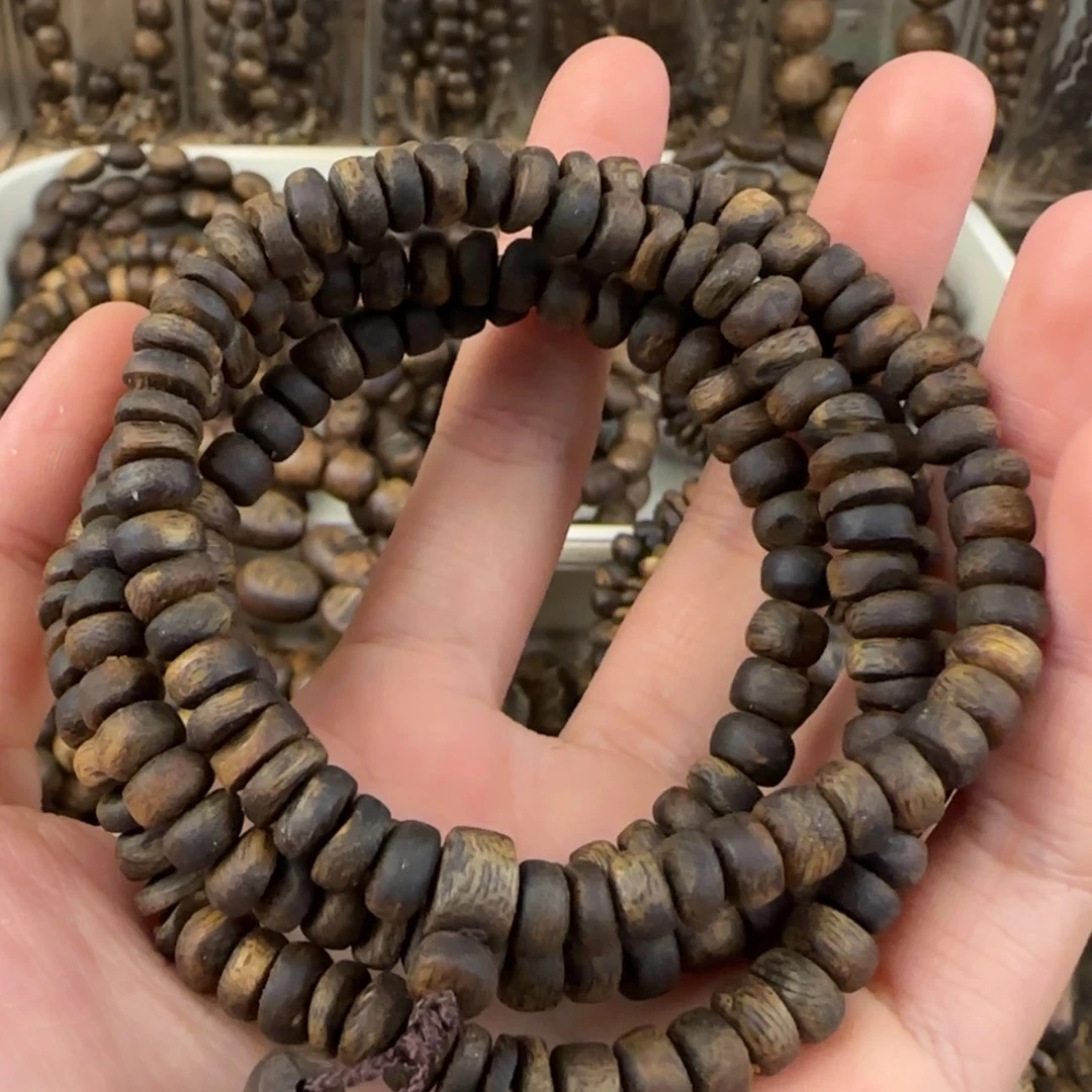 【闪购商品】沉香手串拖****子奇楠沉水手串23.6克