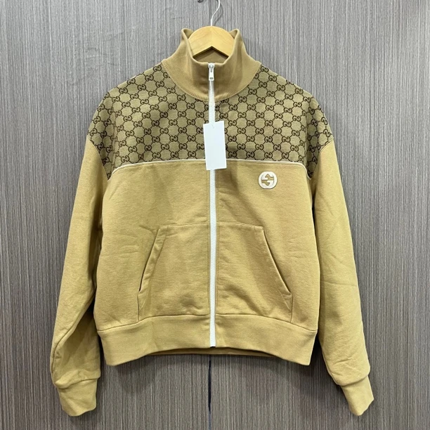 99新 GUCCI/古驰 99新带吊牌Gucci古驰半满印外套  尺码：S