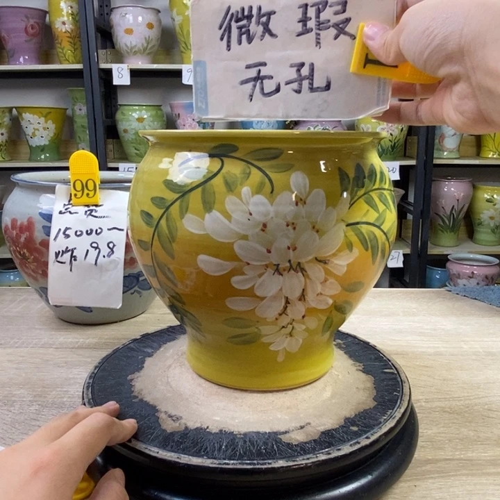景德镇高温陶瓷花盆