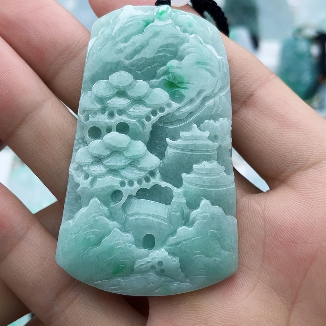 颈饰未镶嵌翡翠翡翠