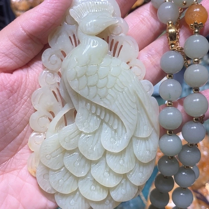 岫玉毛衣链未镶嵌