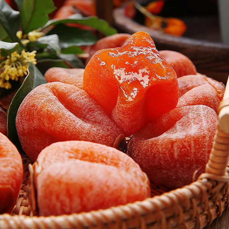 广西霜降流心吊柿饼独立包装休闲解馋零食