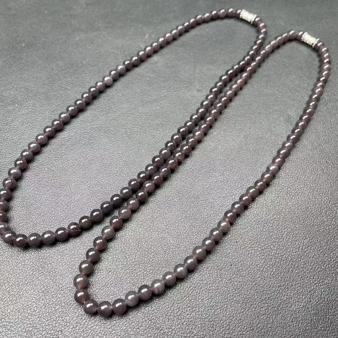 【玉经纶】46537/HQ20-和田玉珠链-多样性发其一