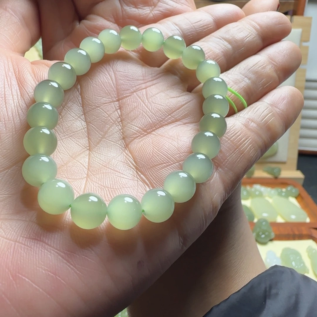 和田玉手串未镶嵌用****2