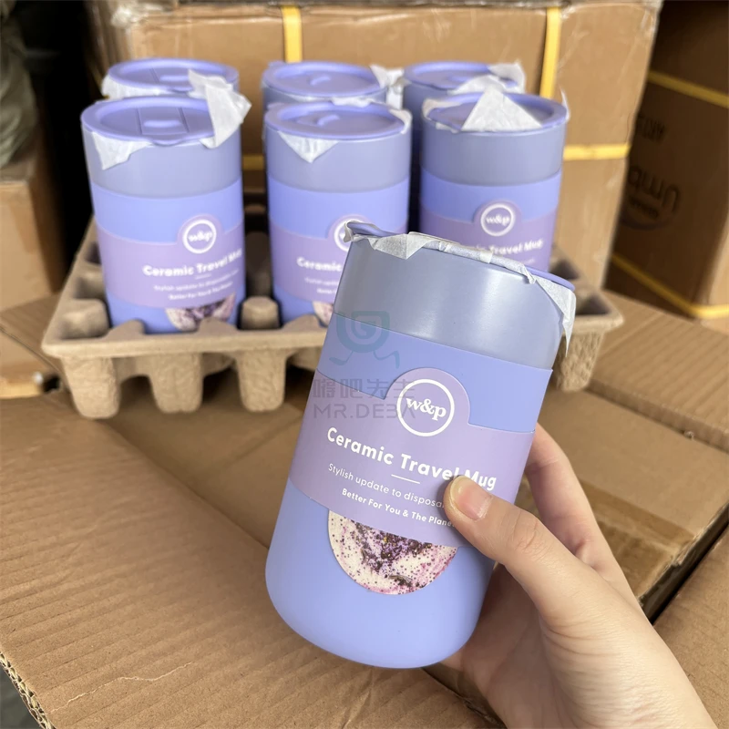 陶瓷杯带盖咖啡杯家用喝水杯办公室茶杯