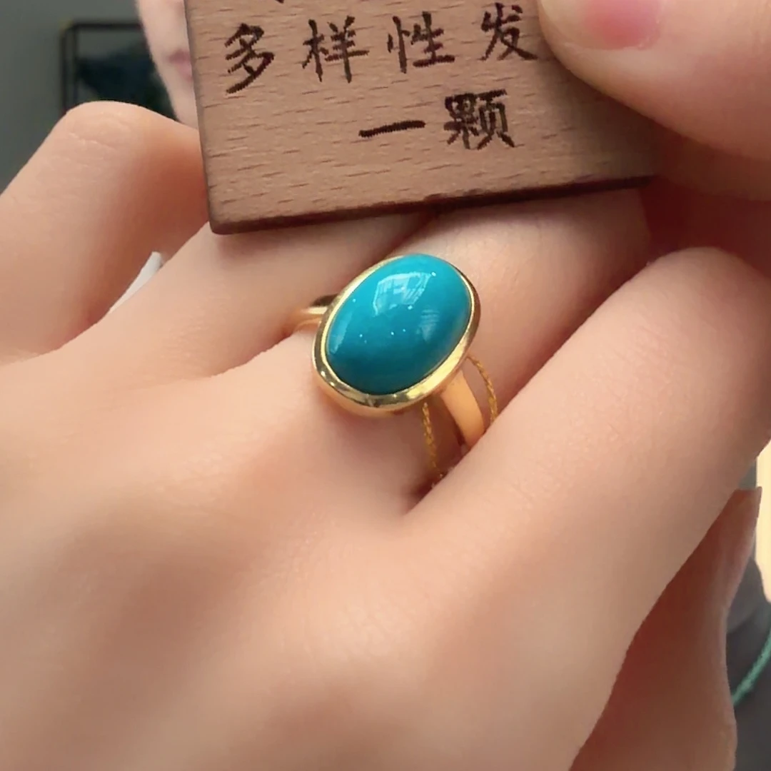 绿松石银S925镶嵌颈饰