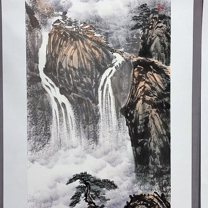 国画亲笔手绘放心去藏