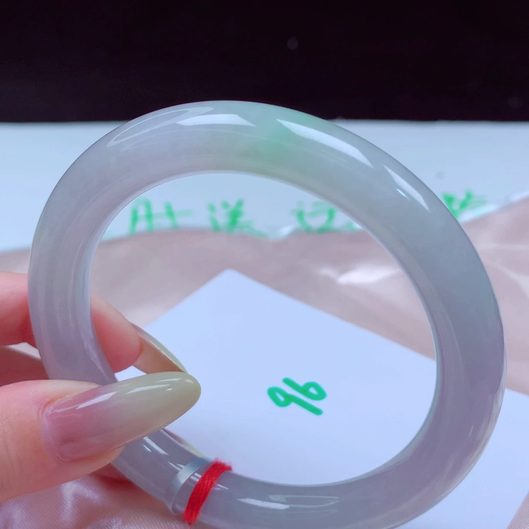 未镶嵌手镯翡翠天然缅甸翡翠A货手镯 96号