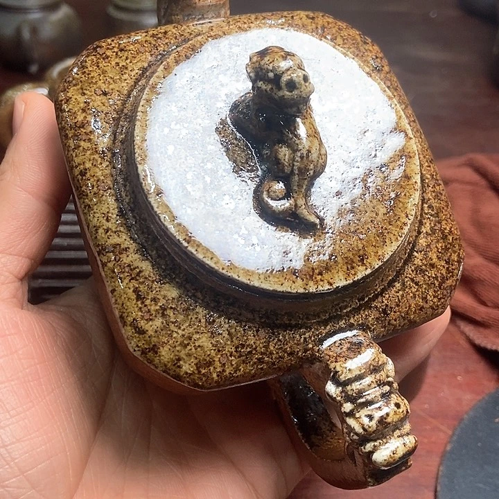 紫砂茶壶柴烧紫砂