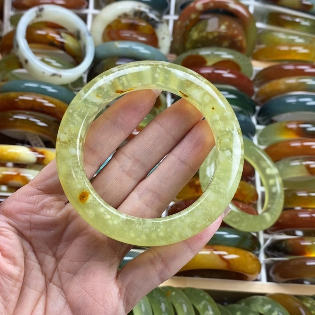 未镶嵌蛇纹石玉手镯58