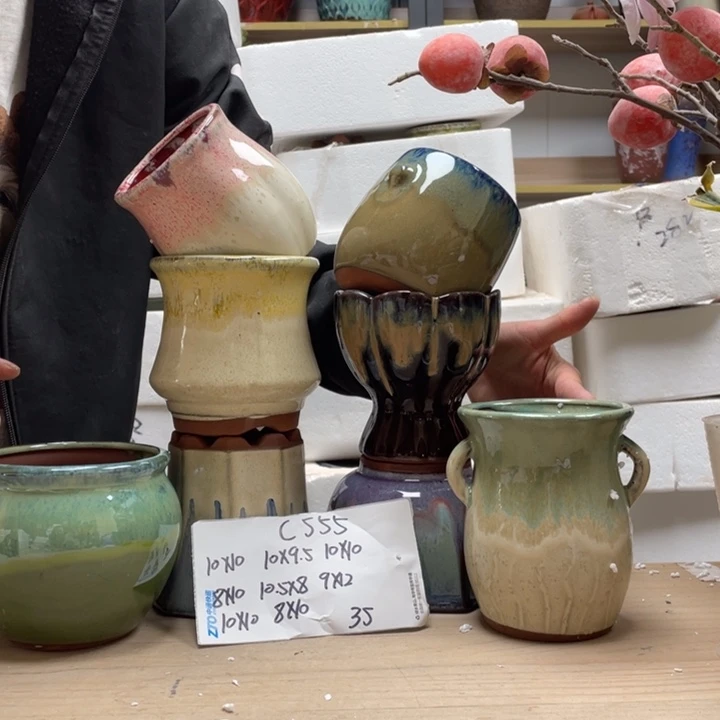 粗陶多肉花盆微瑕555