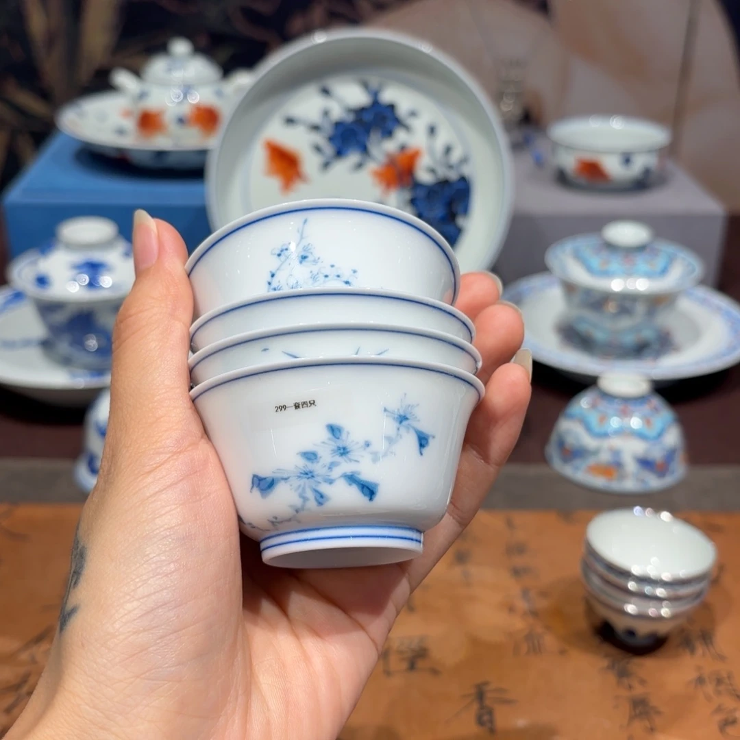 手工手绘陶瓷茶具