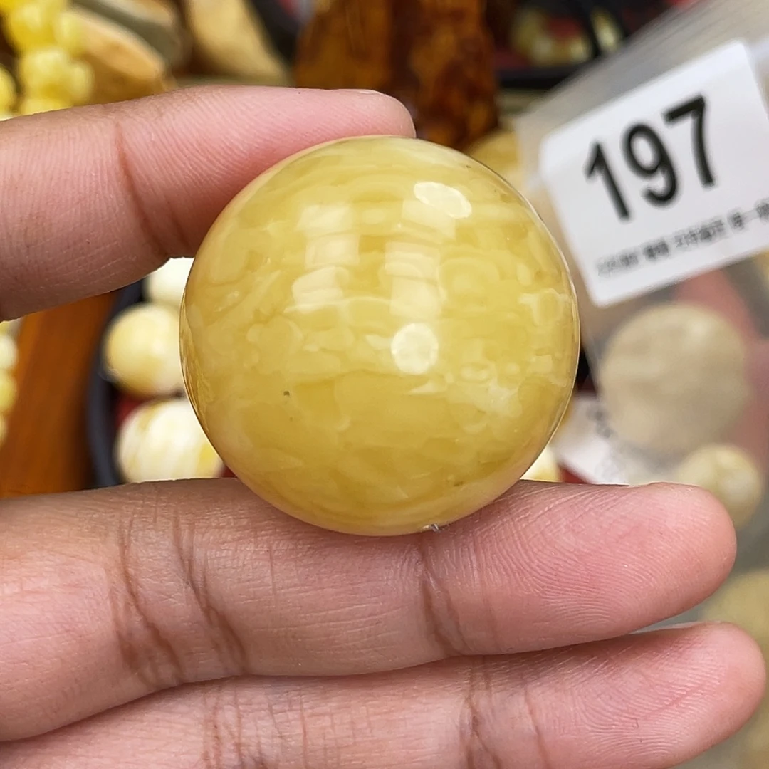 蜜蜡未镶嵌珠宝奇石粉34.2