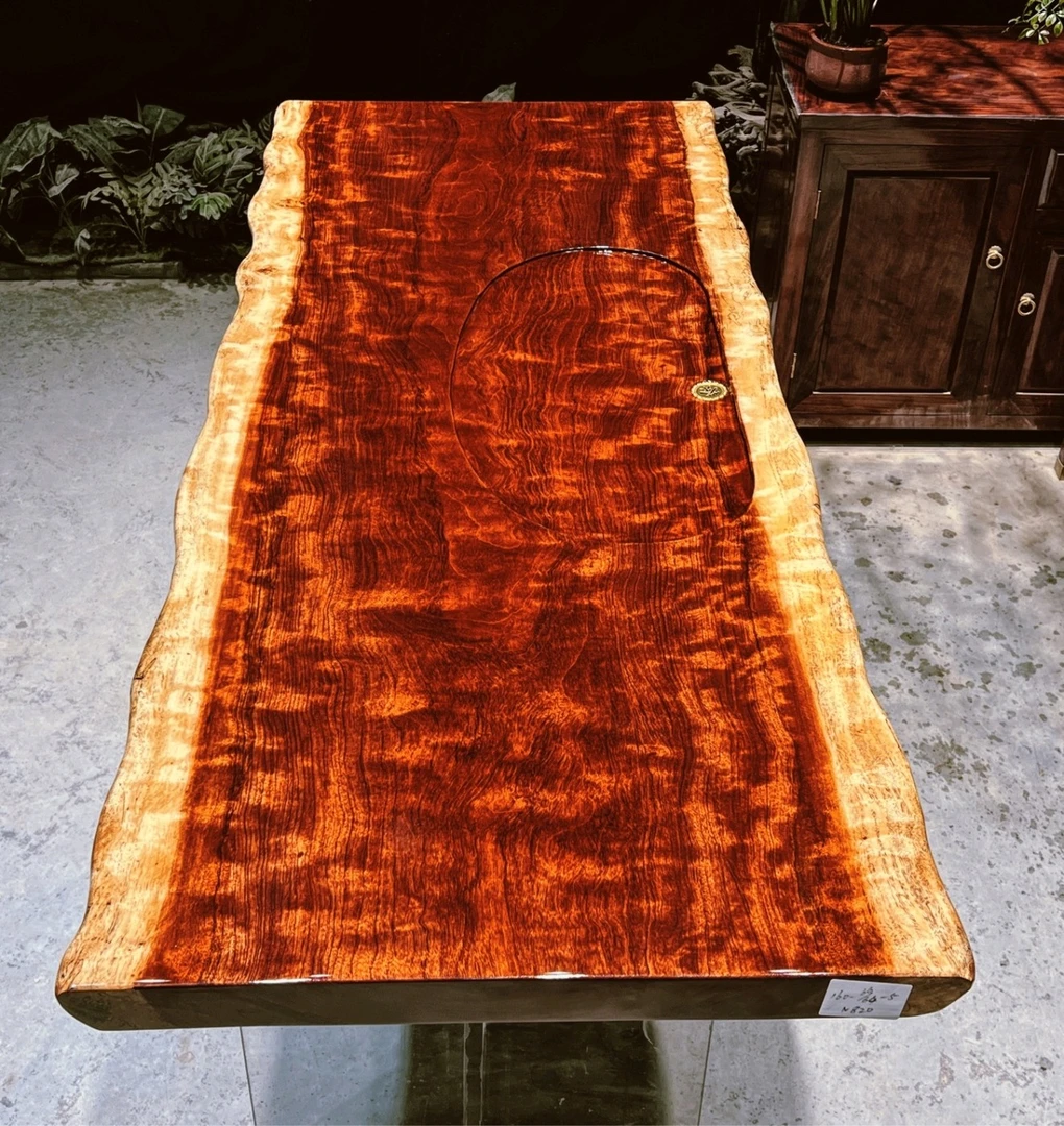 木板茶桌巴花n8203挖茶盘 160*65*5