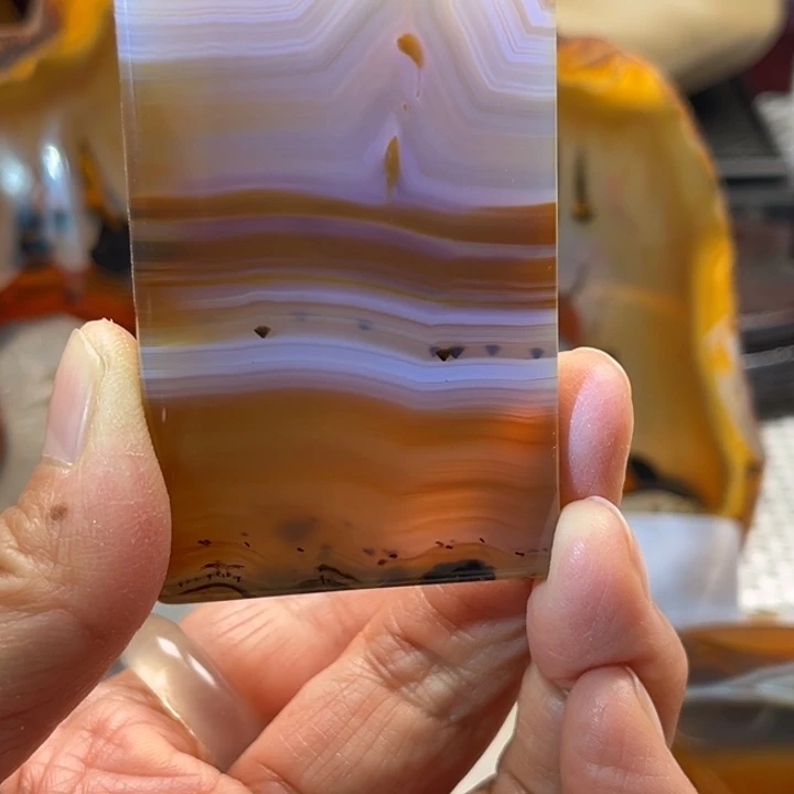 玛瑙/玉髓未镶嵌吊坠(不含链)