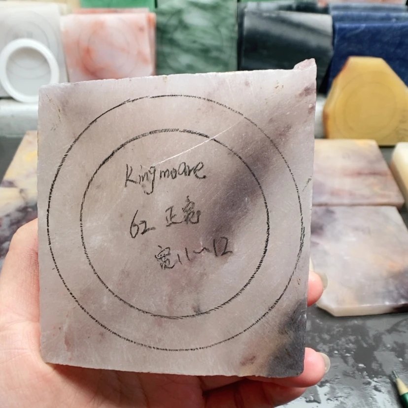 【闪购商品】石英质玉（金丝玉）手镯未镶嵌k****e加工定制