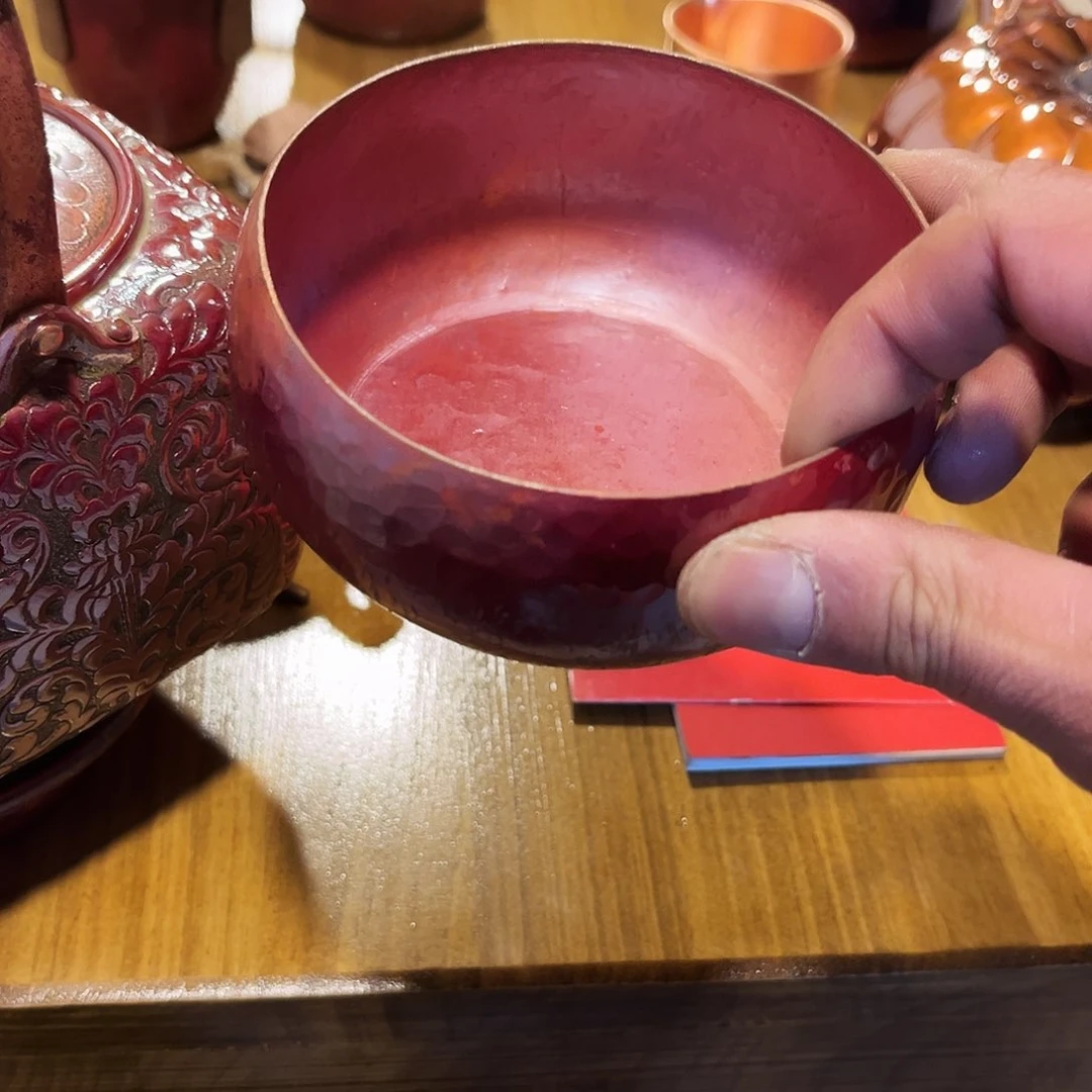 小茶洗手工锻打工艺