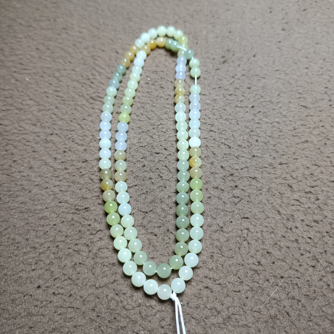 和田玉多宝108项链挂件吊坠男女款时尚百搭卡6圆珠项链