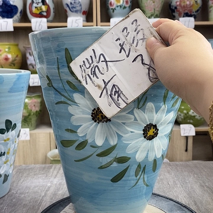 摆件15xc景德镇陶瓷花盆