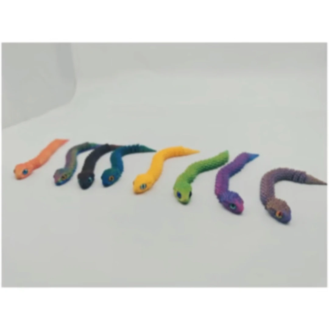 3d打印蛇摆件钥匙扣13cm带独立包装混款一单30条