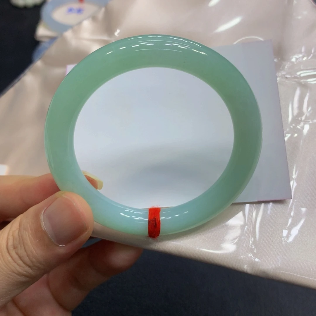 未镶嵌手镯翡翠翡翠手镯葡萄肉甜绿色11