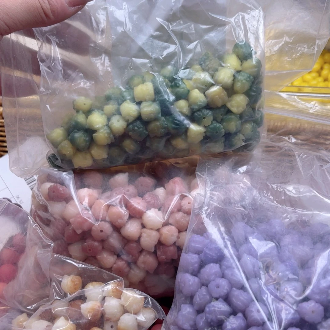 白玉菩提吊坠c12-13mm22颗。混合凤九