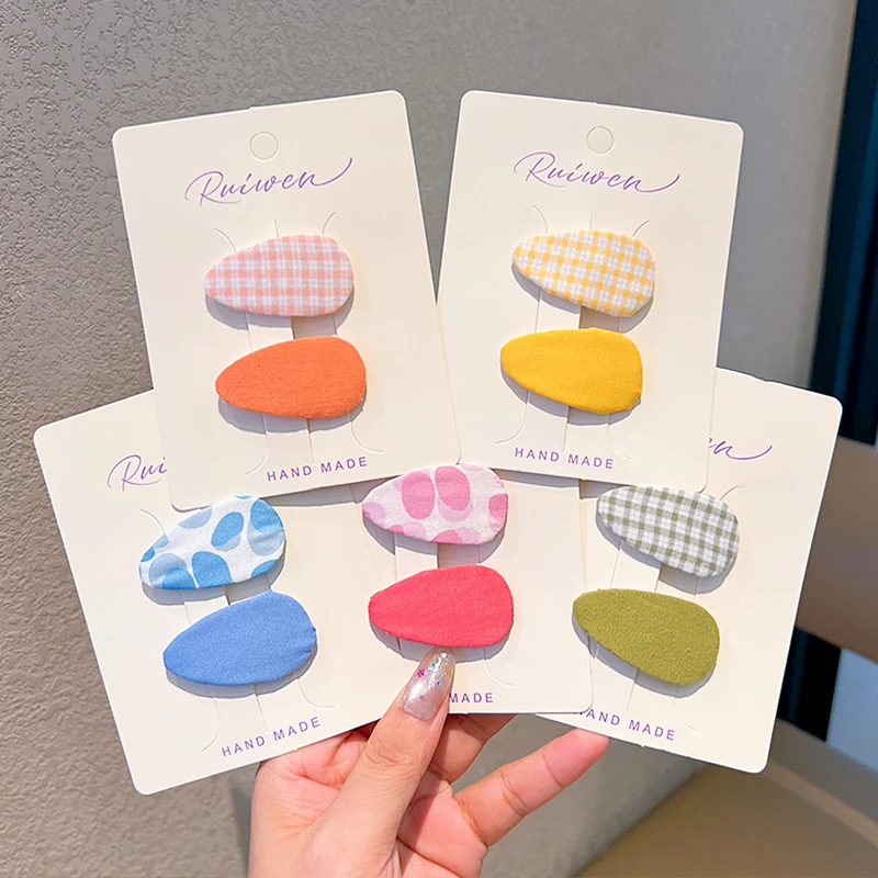 婴儿碎花发夹宝宝不伤发碎发卡子小女孩刘海bb夹发饰儿童可爱头饰