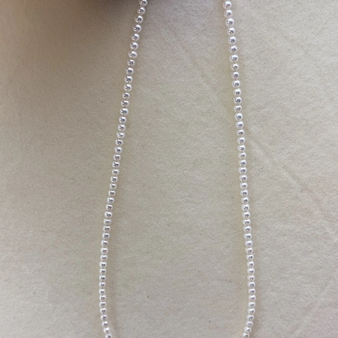 18K金镶嵌淡水珍珠项链