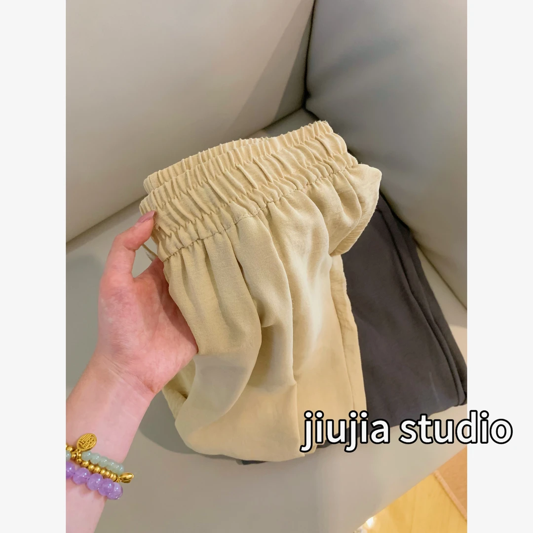 【褶皱凉凉裤】新款设计师 显瘦高级感好裤型好面料休闲裤