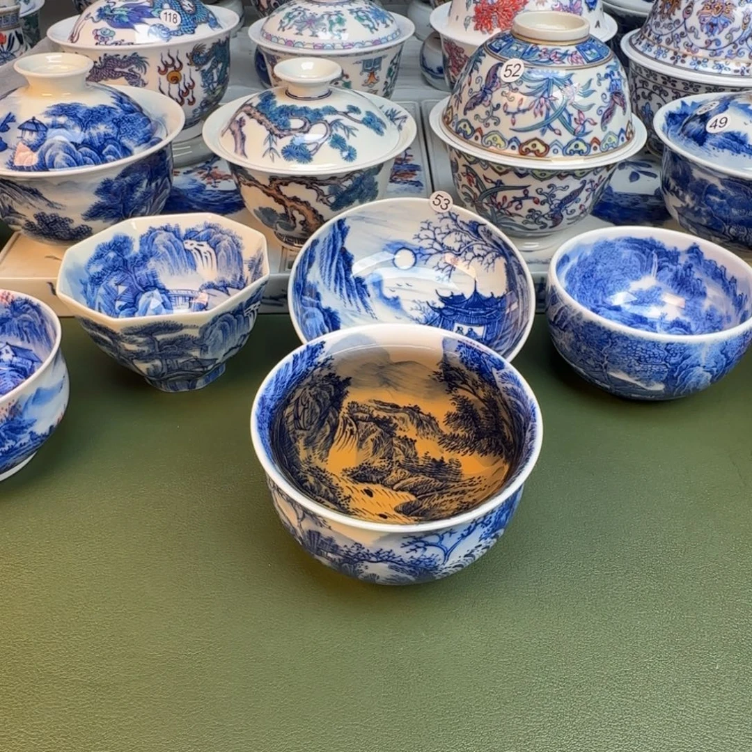 纯手工纯手绘茶具58
