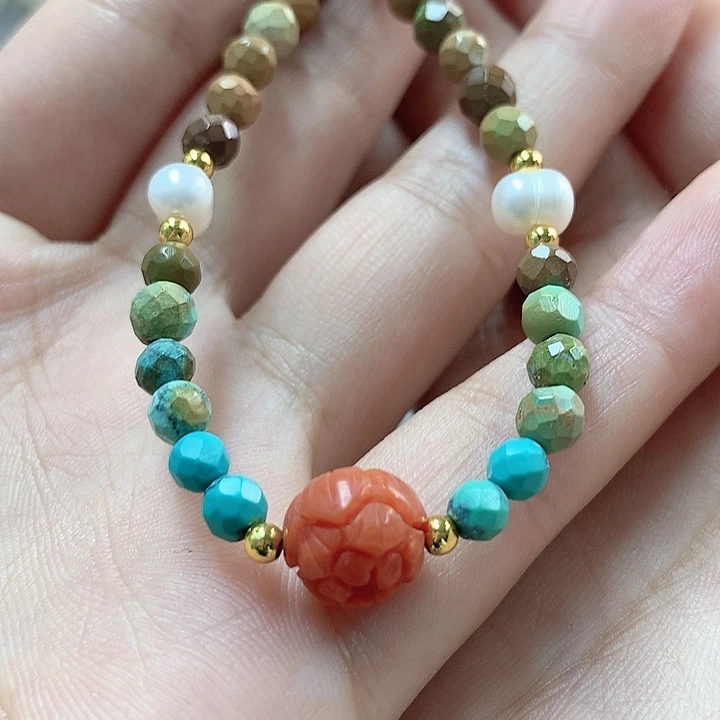 绿松石珠宝奇石未镶嵌