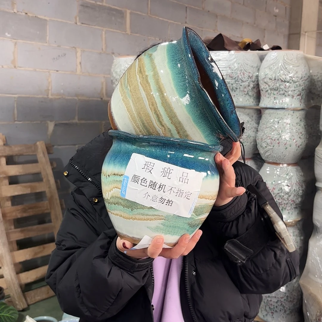瑕疵两个高18/20红陶