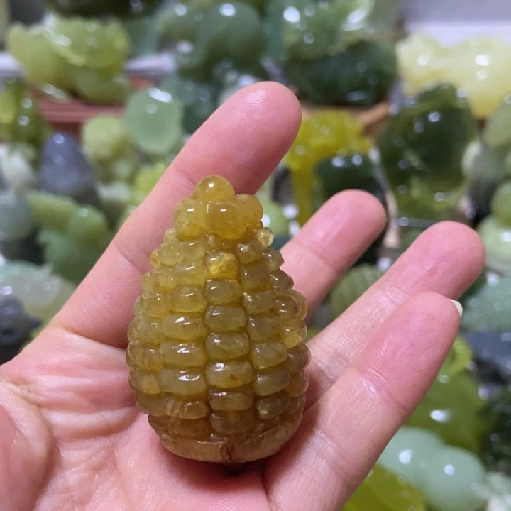 【闪购商品】未镶嵌蛇纹石玉把件