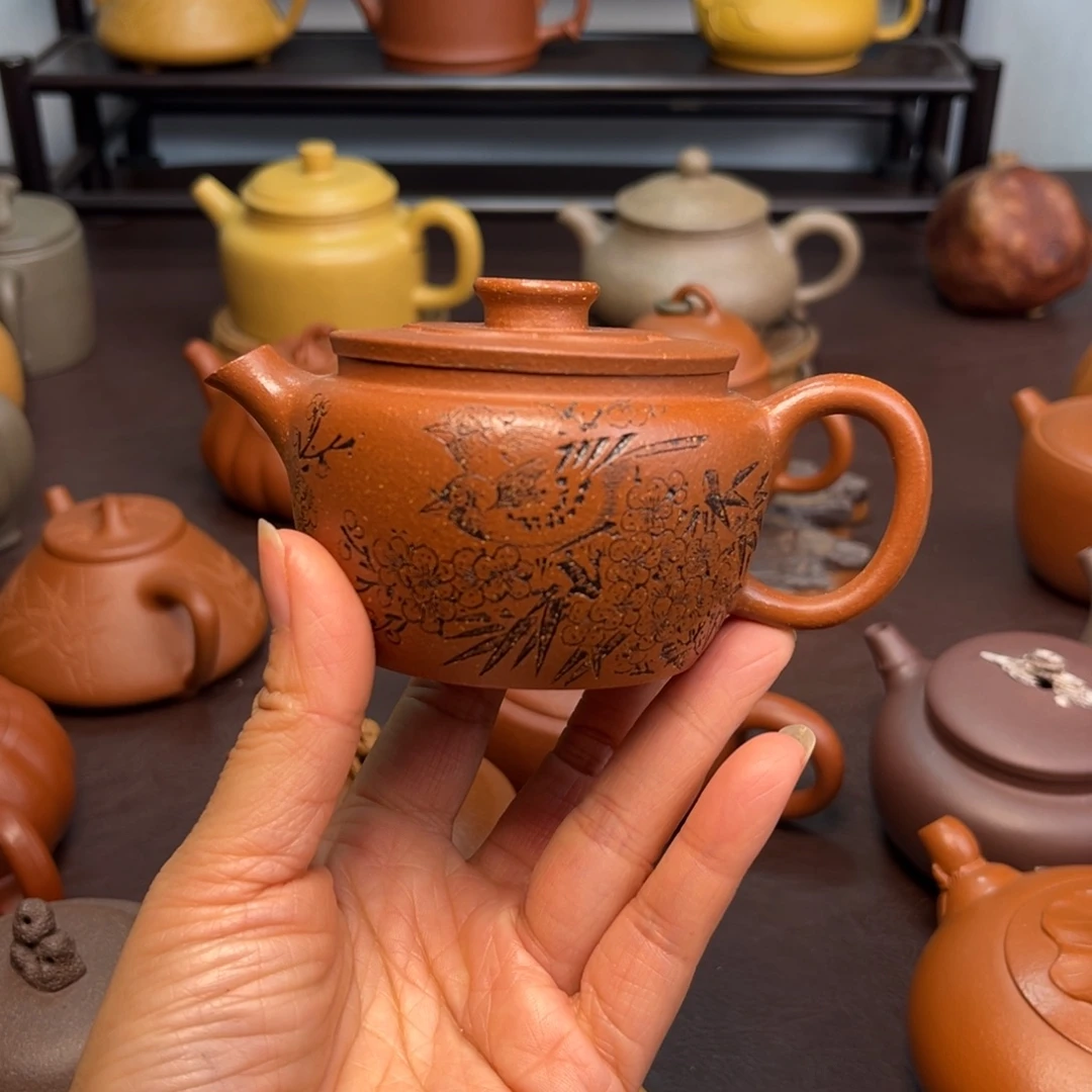 紫砂茶壶手工制作原矿紫砂