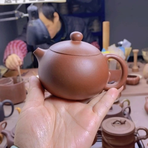 茶壶紫砂西施200cc微瑕