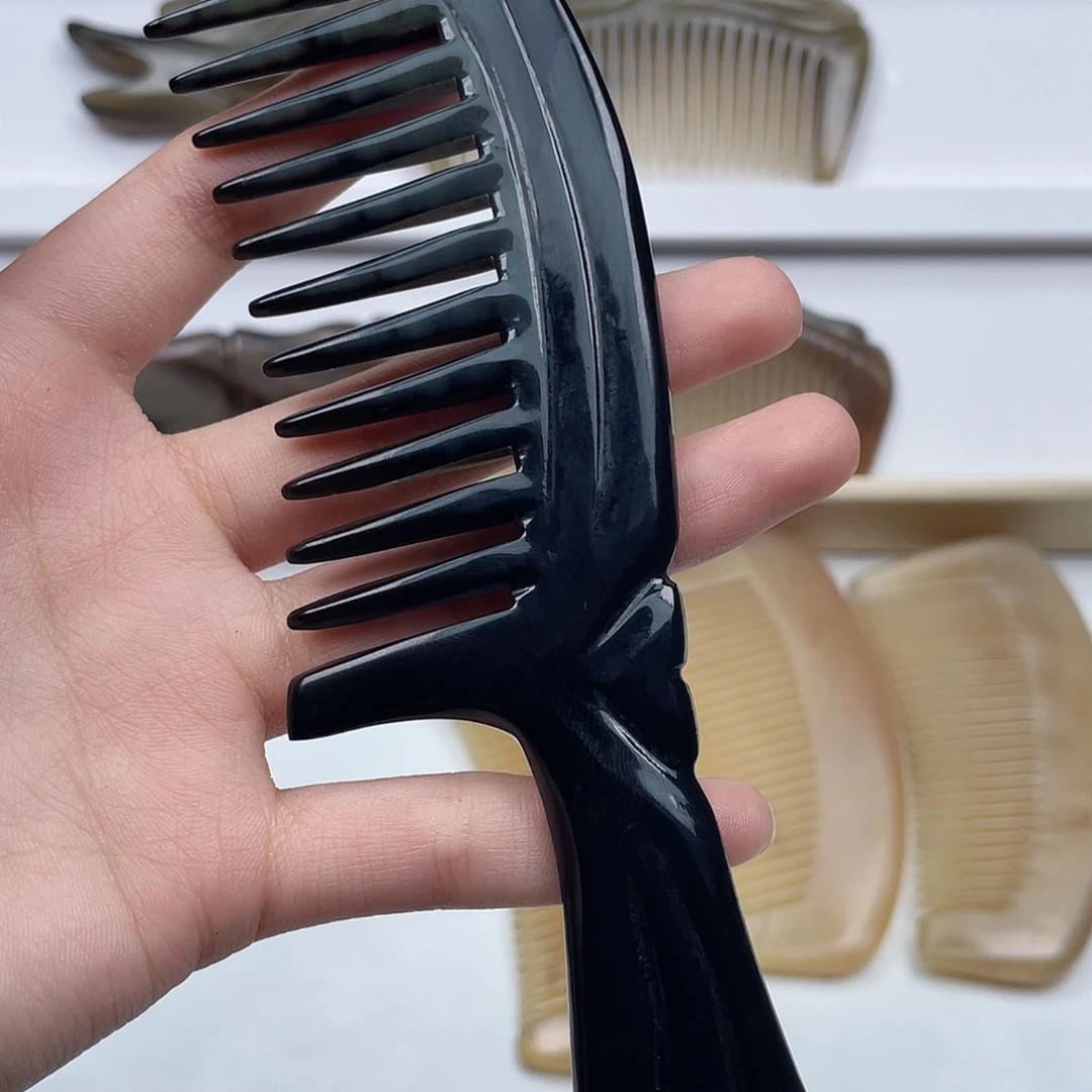 纯手工制作牛角梳