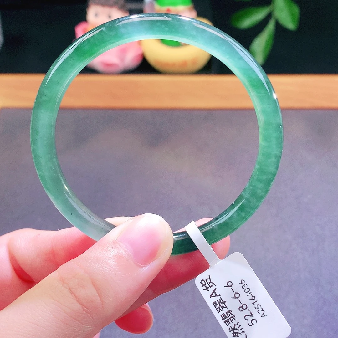 翡翠未镶嵌手镯天然翡翠