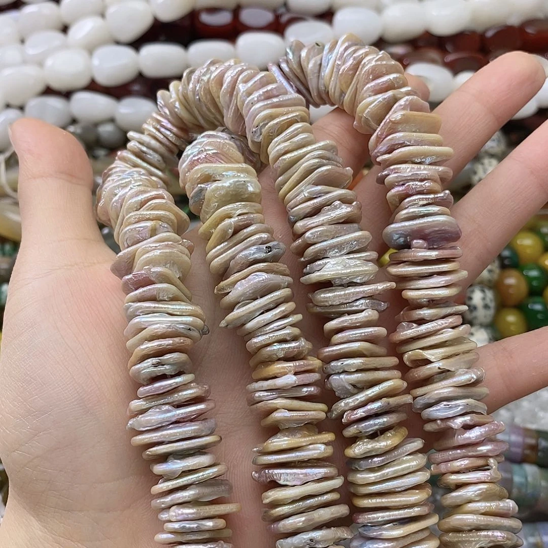 玛瑙/玉髓未镶嵌珠宝半成品卡十六珍珠隔片一条