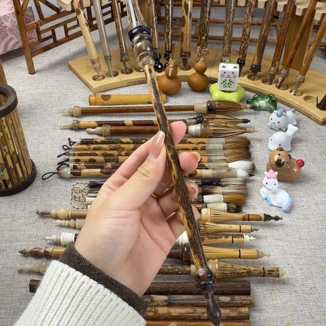 梅鹿竹仿宋毛笔杆
