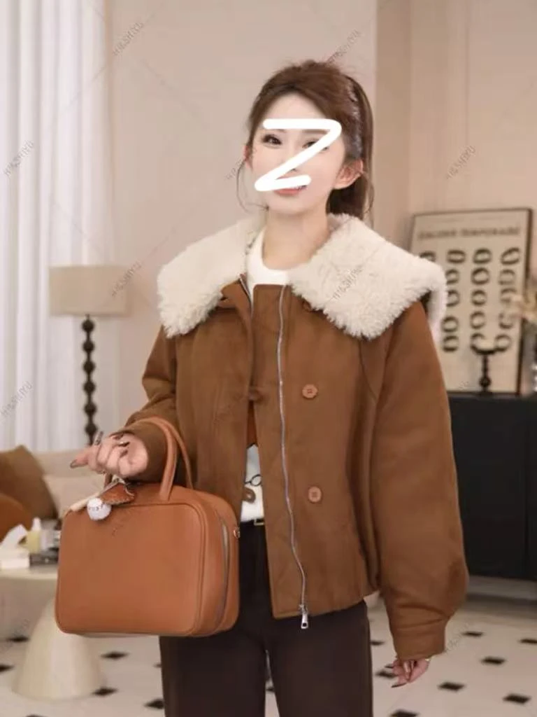 A601-A700（6号店）S冬季新款女装气质显瘦时尚百搭外套