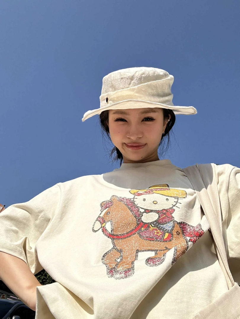 春上新【CHERRY PIE】卡通印花百搭短袖T恤  yy258121#  TXQ