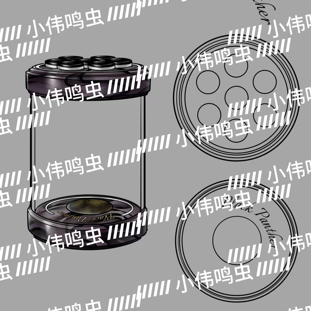 新品-黑豹65“黑金响板”蝈蝈罐预售(鸣虫用具