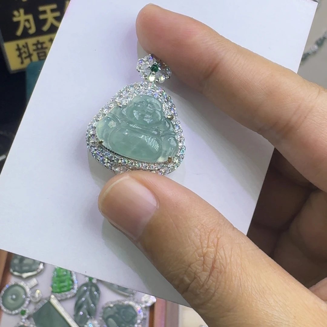 翡翠未镶嵌挂件985