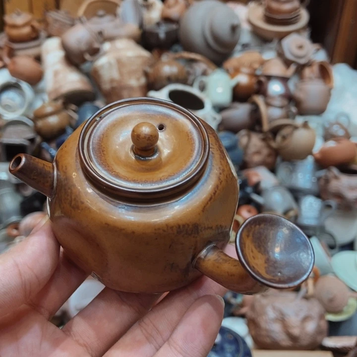 柴烧老岩泥高端茶器