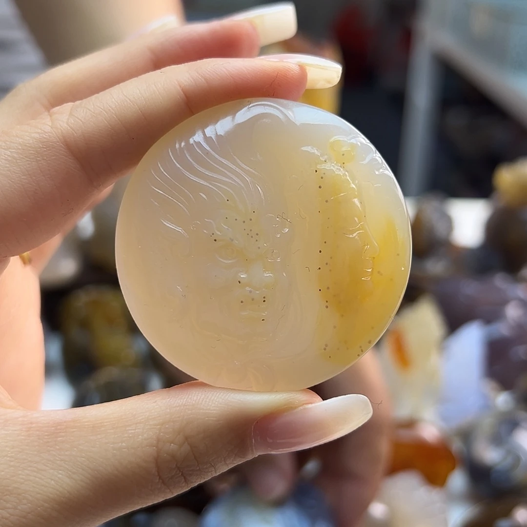 玛瑙/玉髓未镶嵌吊坠(不含链)