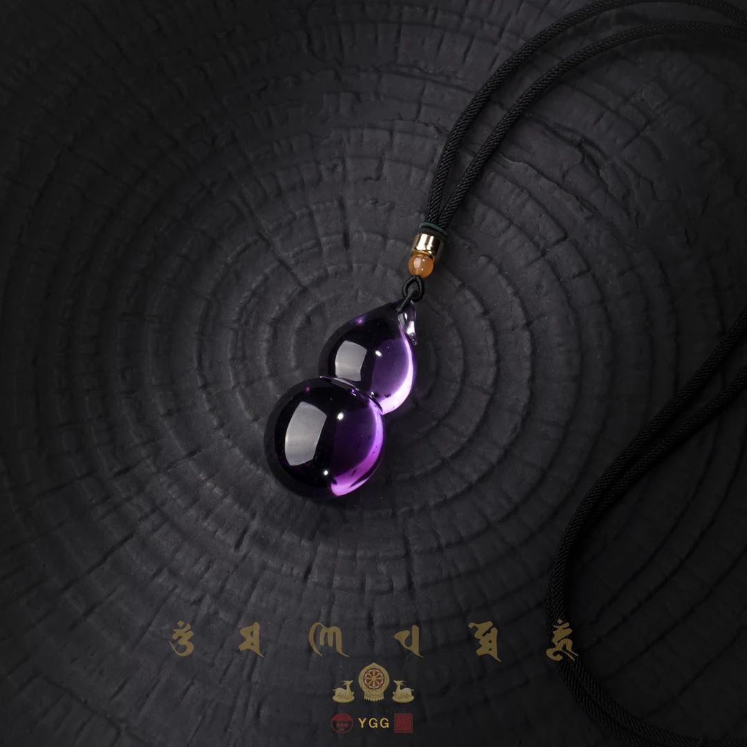 【孤品】紫水晶葫芦项链/FVAFR05