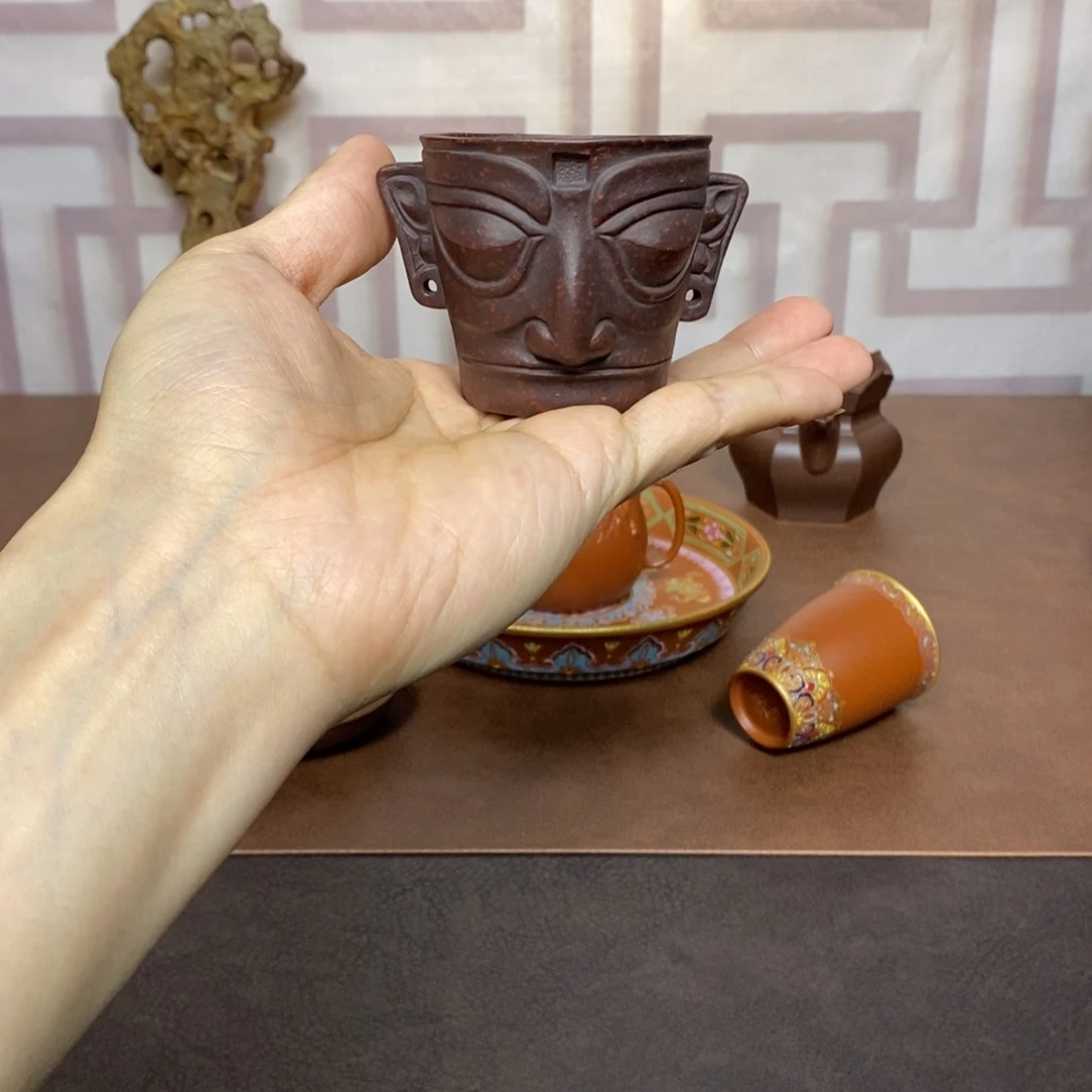 紫砂茶壶紫砂茶具紫砂三星堆