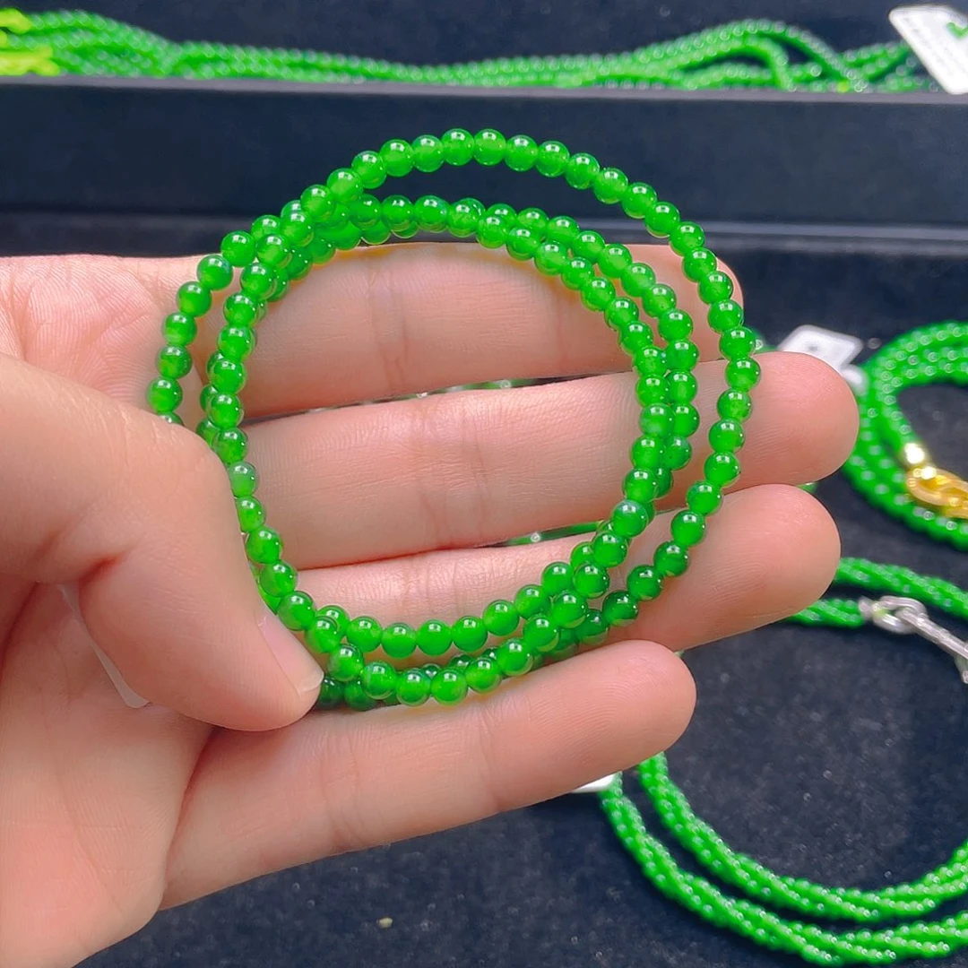 翡翠未镶嵌颈饰