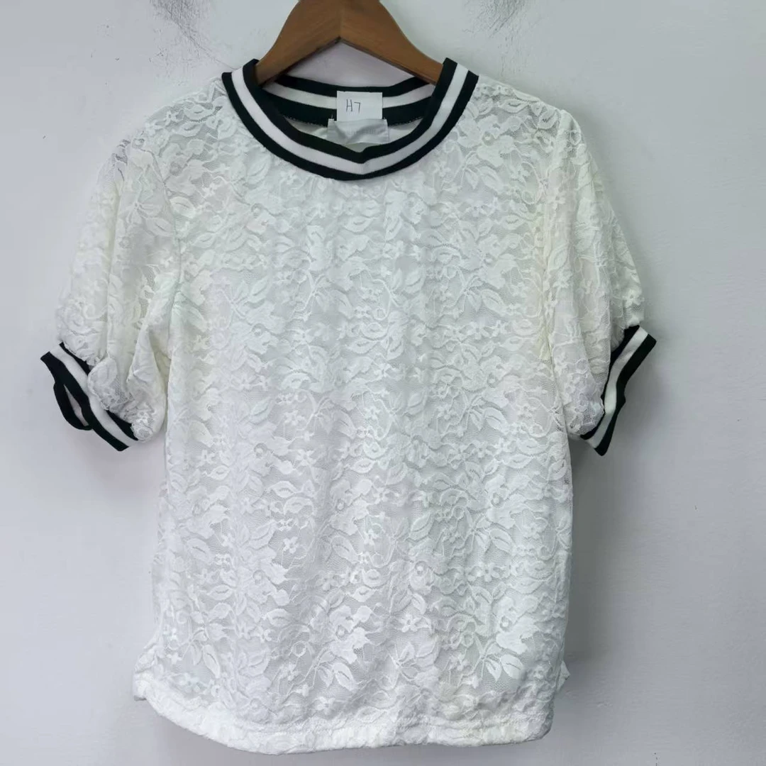 H7 蕾丝款百搭耐看短袖
