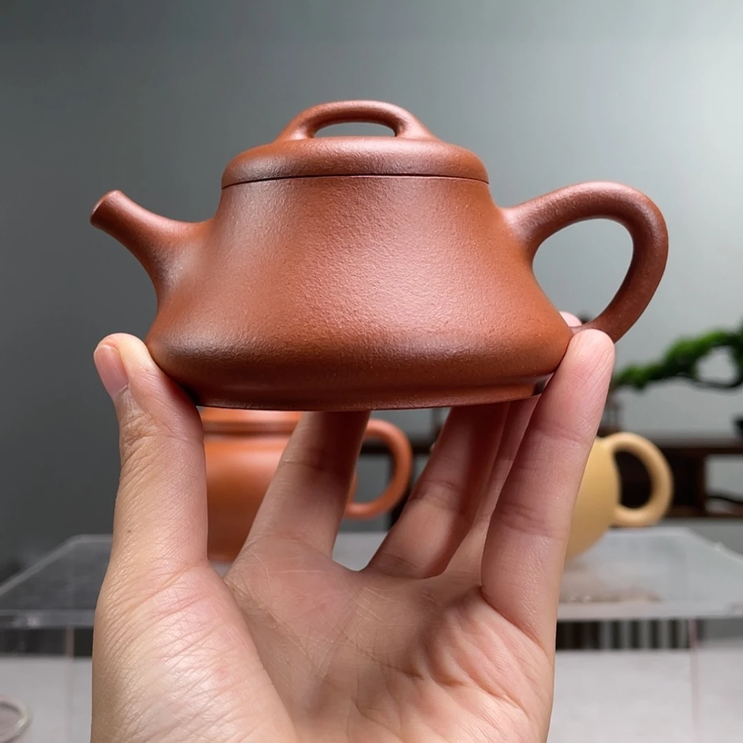 【闪购商品】茶壶紫砂春****阳红降坡影瓢容量120cc